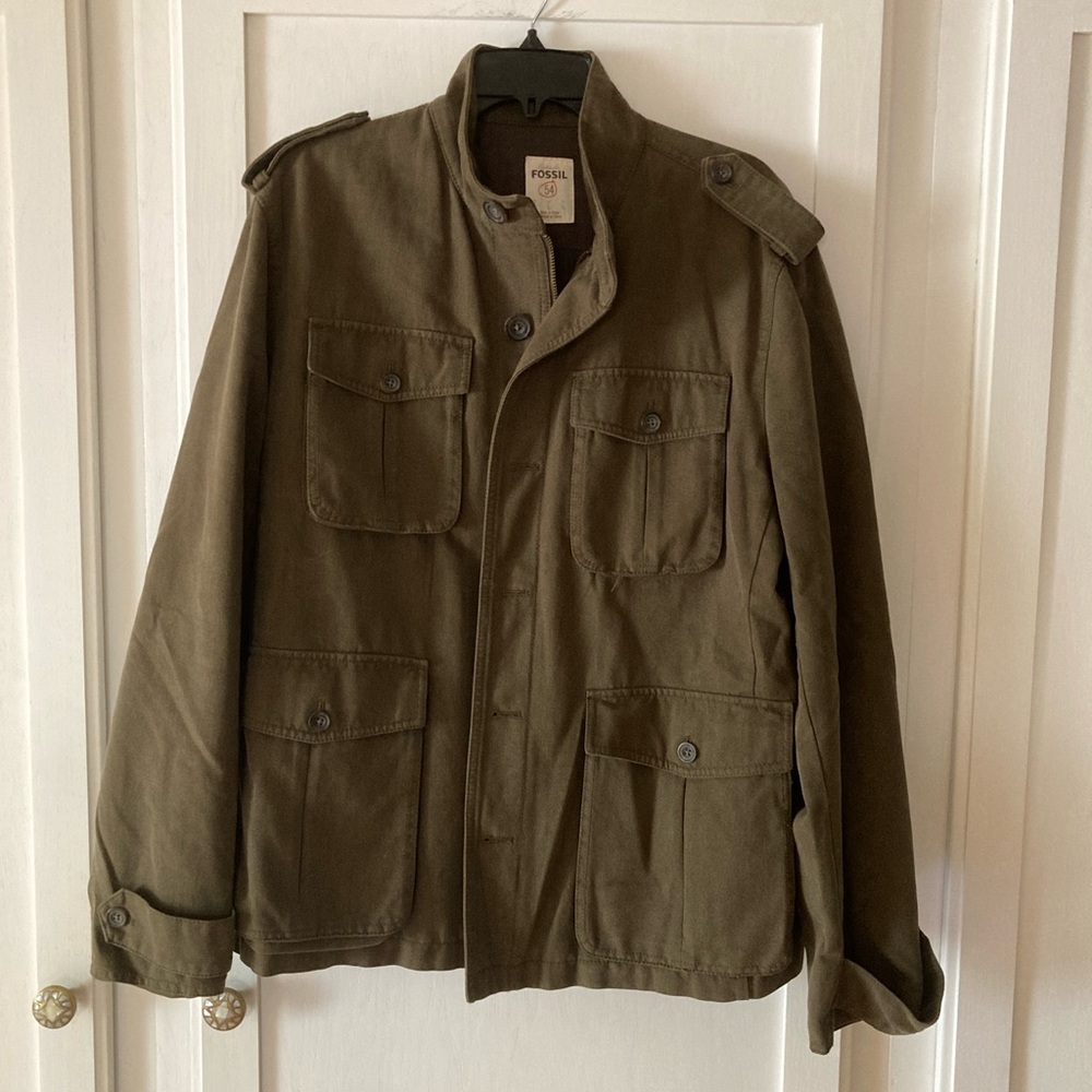 Fossil Men's Olive Field Jacket